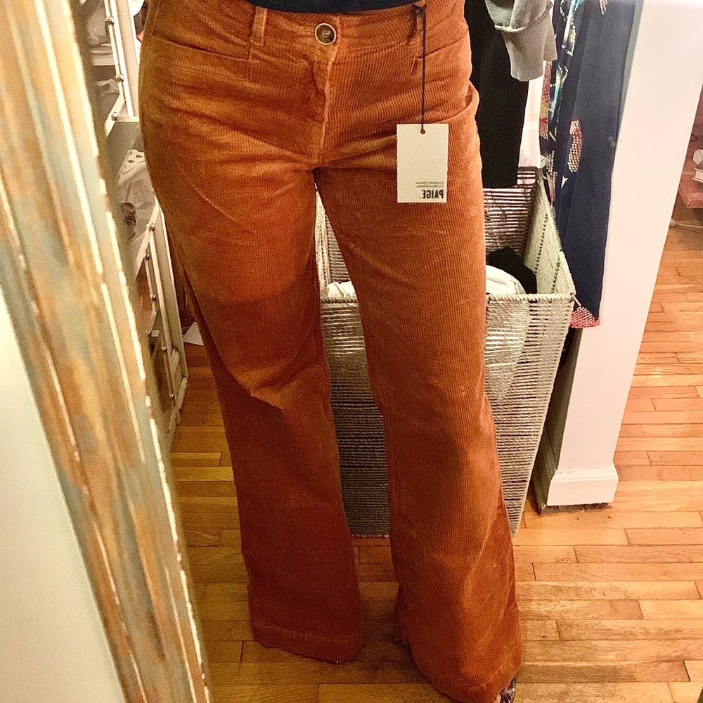 Paige Denim Corduroy Bellbottoms NWT